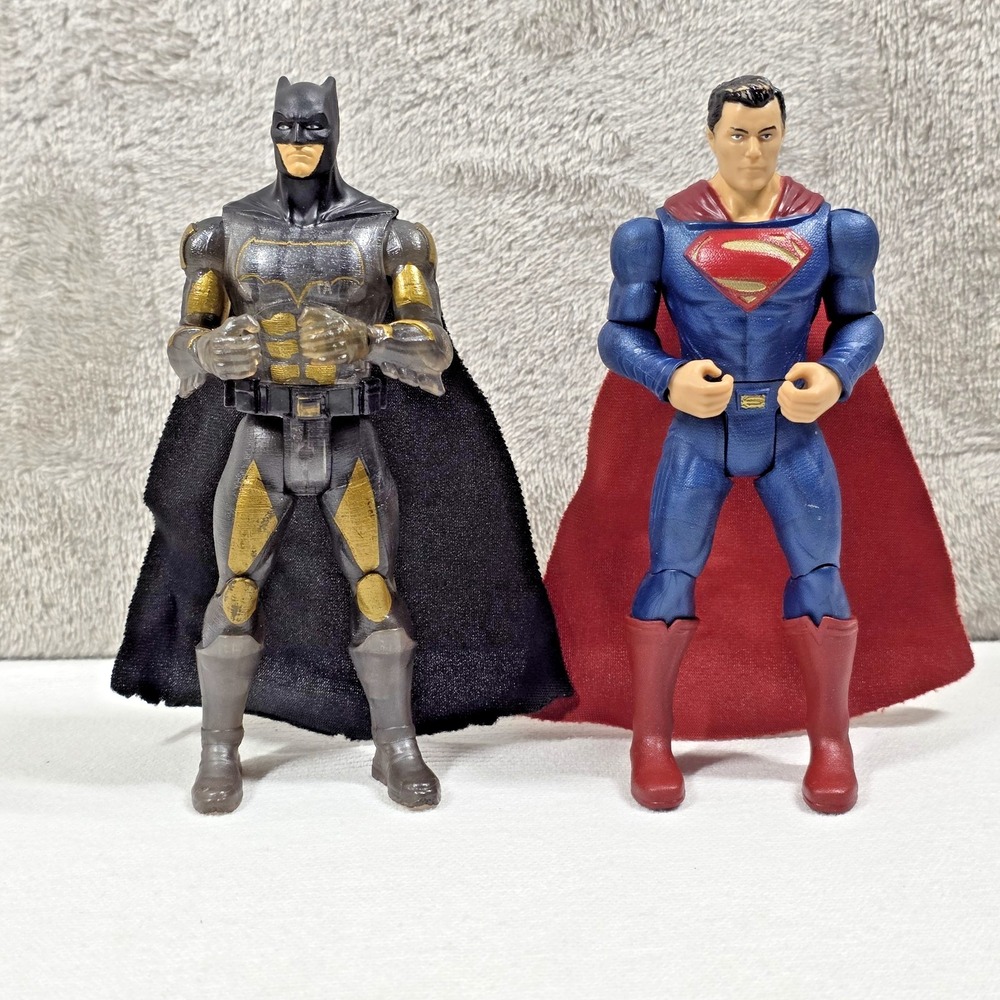 Batman & Superman 2017 Mattel Action Figures DC Comics 6 inch Lot of 2